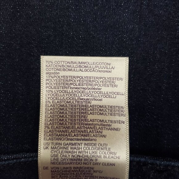 NYDJ Sheri Slim Jeans Womens 20W Lift Tuck High Rise Dark Wash - Picture 9 of 10